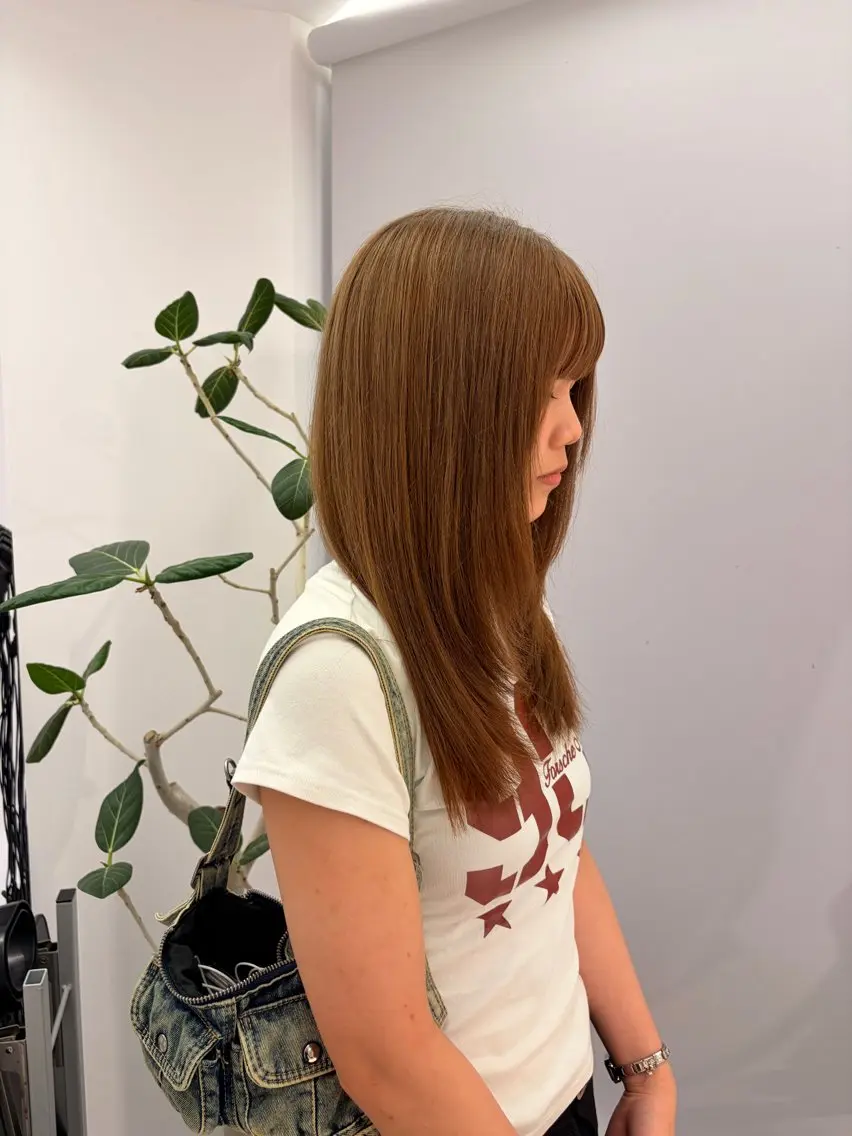 ミディアム カラー カット ヘアカラー 🌻似合わせカット× パーマ/矢木🌻のヘアスタイル