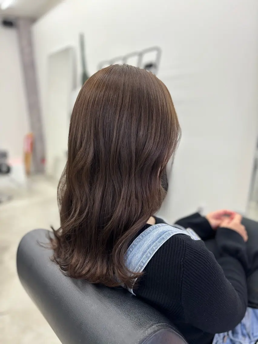 カラー カット ヘアカラー トリートメント MEMENTO YUZUのヘアスタイル