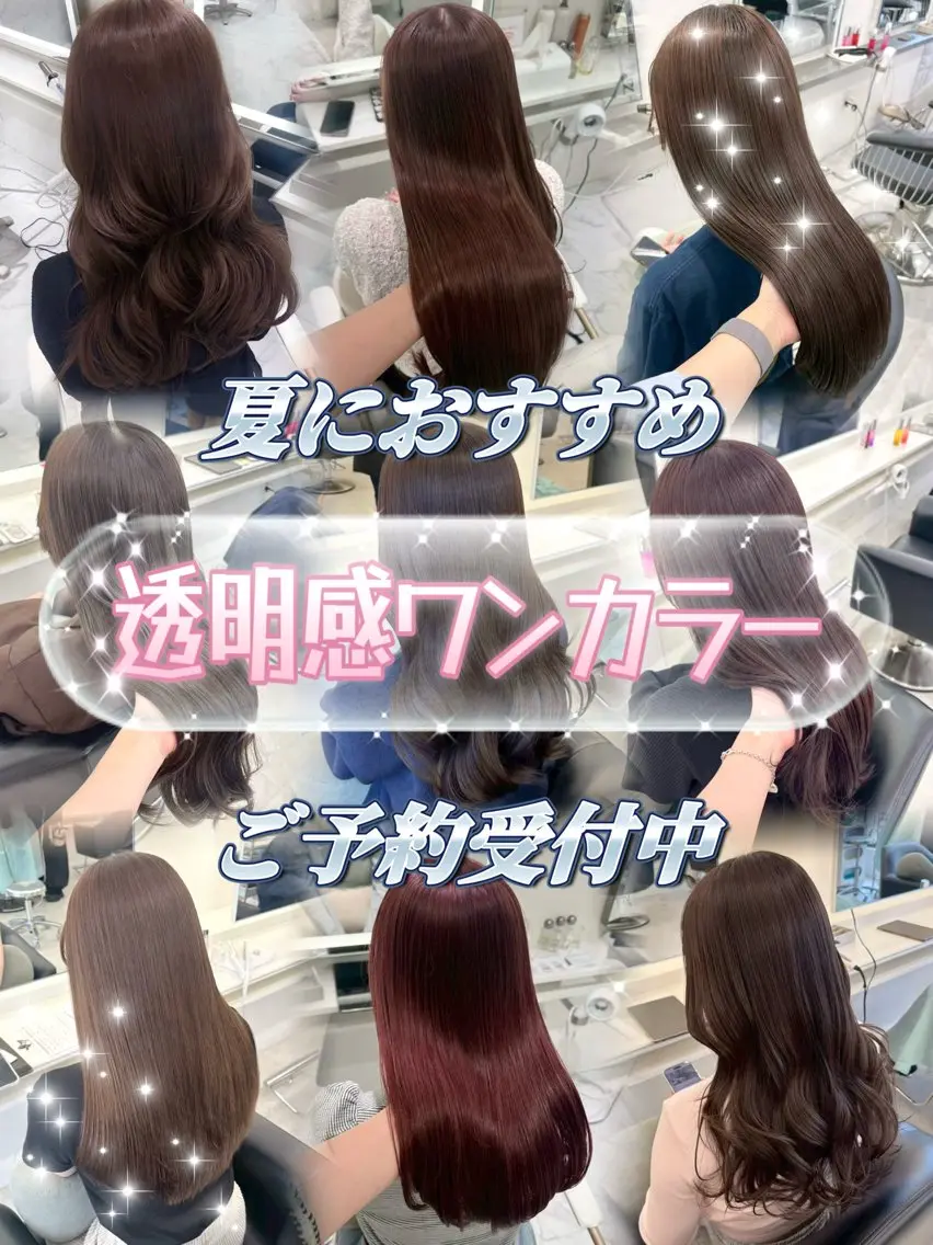 人気No.1✨【 透明感ワンカラー 】の写真
