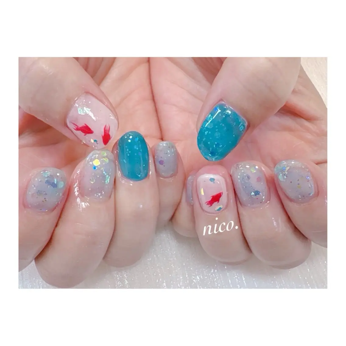 ネイル ハンドネイル フットネイル nailsalon nico.のネイルデザイン