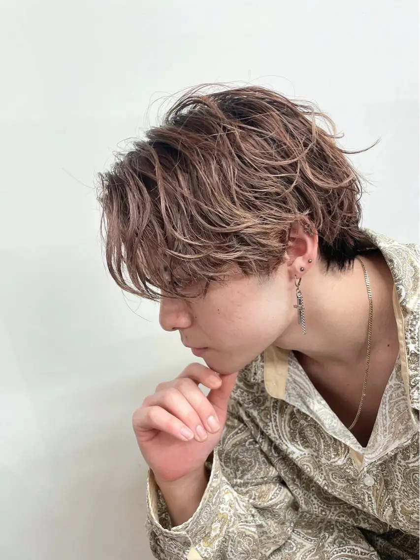 【🌈髪の毛を明るくしたい🌈】カット+ダブルカラーの写真