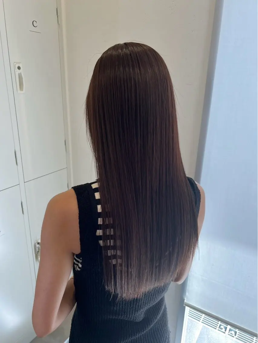 ロング tre.甲子園口店/ レイヤーカットのヘアスタイル