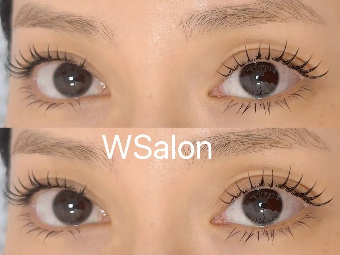 マツエク・マツパ 付け放題 下まつげエクステ ワンホンマツエク W Salon アイラッシュのマツエク・マツパデザイン