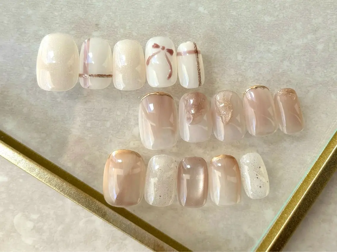 ネイル ニュアンスネイル aoi .のネイルデザイン