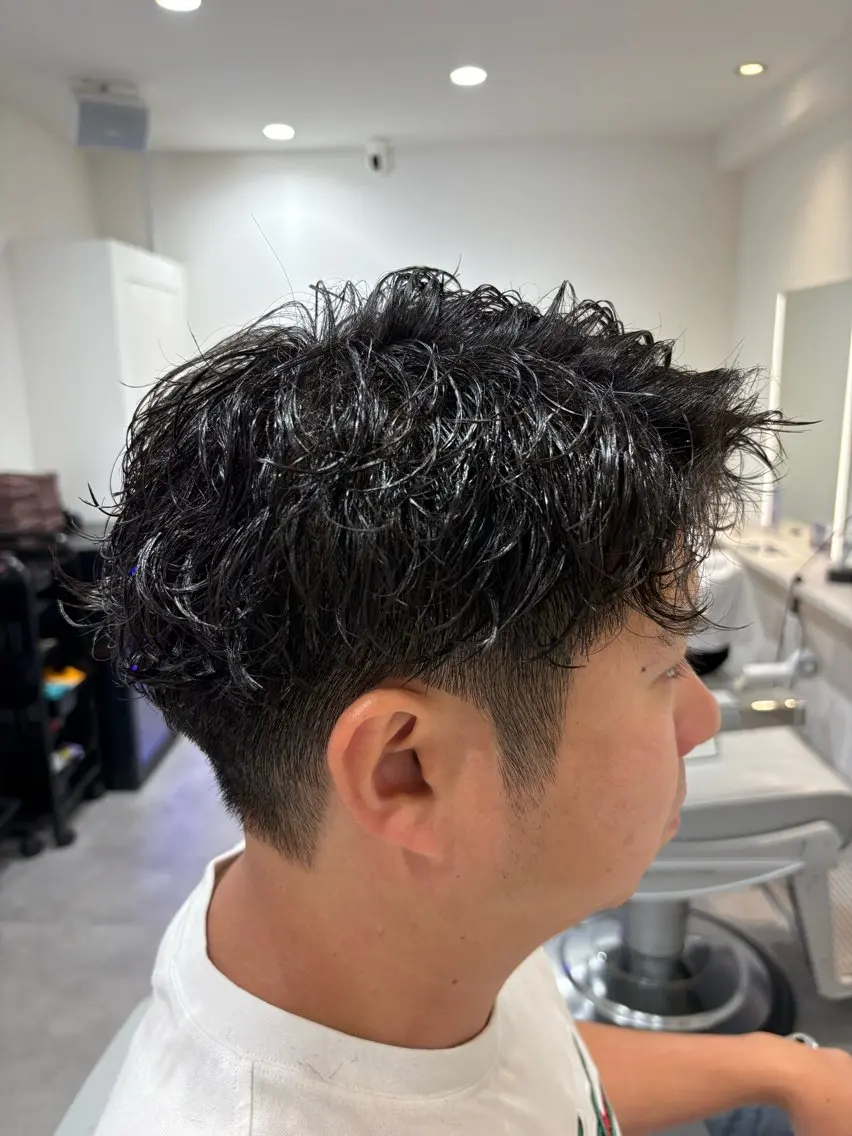 パーマ カット パーマ 深澤 知樹のヘアスタイル