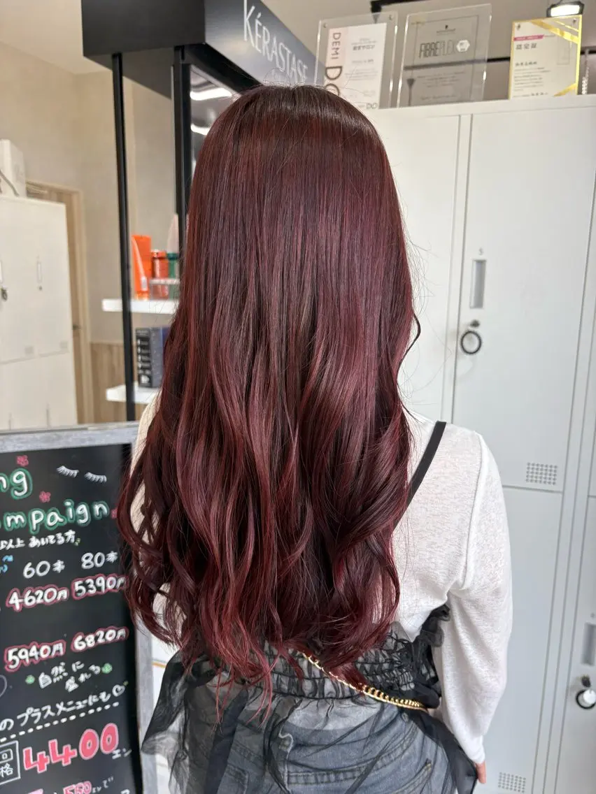 ロング カラー GRANDEUR やまだかなのヘアスタイル