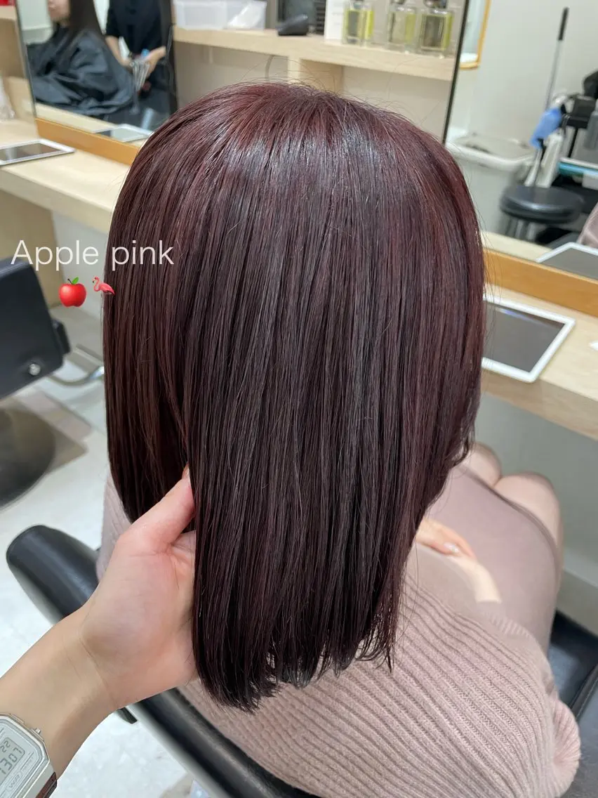 ショート カット ヘアカラー トリートメント 🍒透明感カラー NO.1/ララ🍒のヘアスタイル