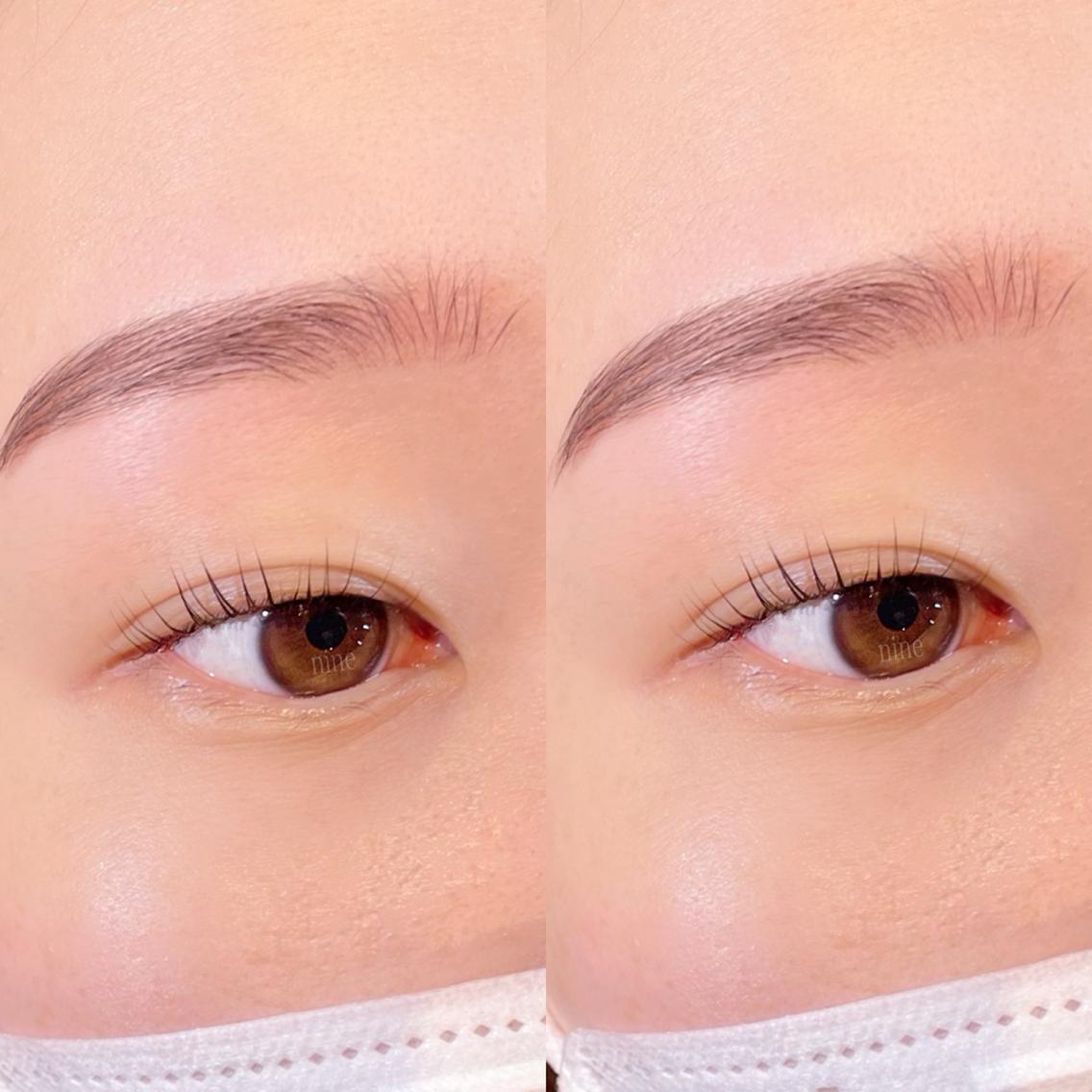 マツエク・マツパ アイブロウ パリジェンヌラッシュリフト nine beautyのマツエク・マツパデザイン