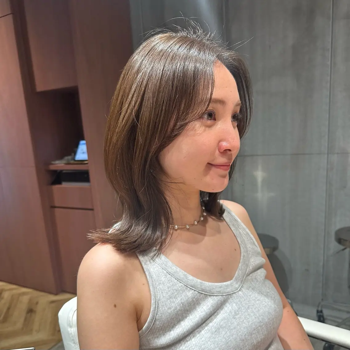 ミディアム くびれヘア 似合わせカット 外ハネヘア カット ヘアカラー トリートメント 骨格診断/宮澤瑞穂 ボブ/レイヤー/銀座のその他イメージ