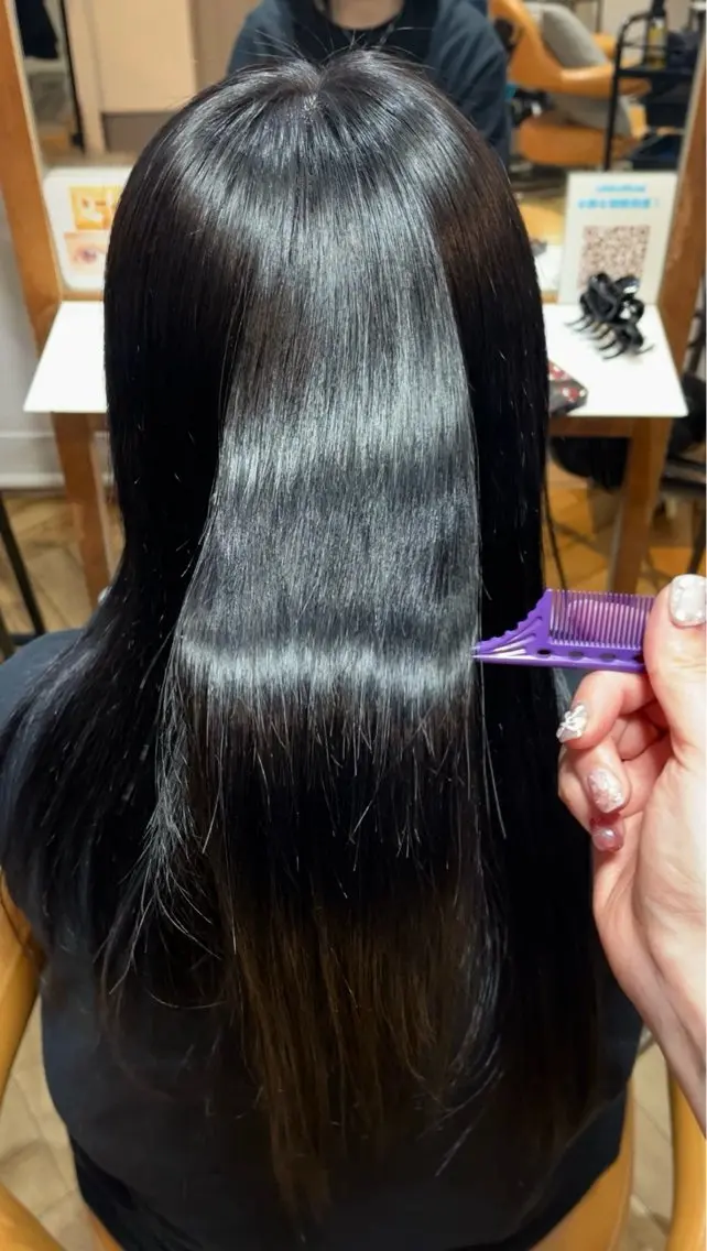 ロング カラー トリートメント 天王寺美容室/カット モデル募集/miiaのヘアスタイル
