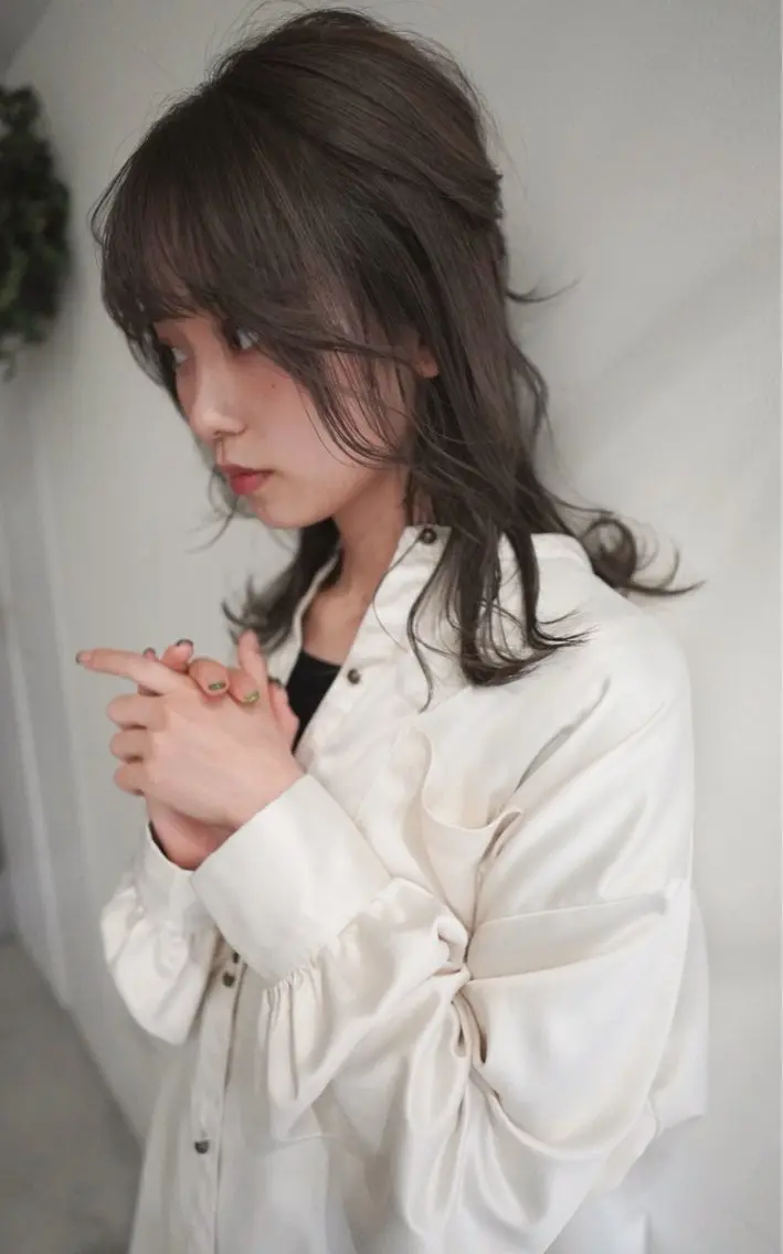 ミディアム カラー カット ヘアカラー 💛🤍U too e’s /店長🧸のヘアスタイル