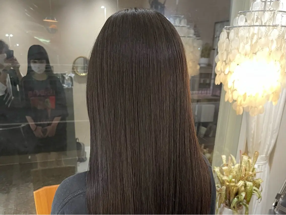 ロング 寺尾 遥のヘアスタイル