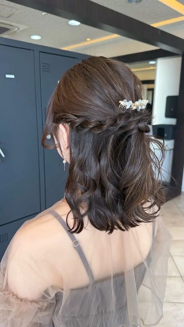 ヘアアレンジ ヘアセット seina🩰 ブリーチ/ヘアセットのヘアスタイル