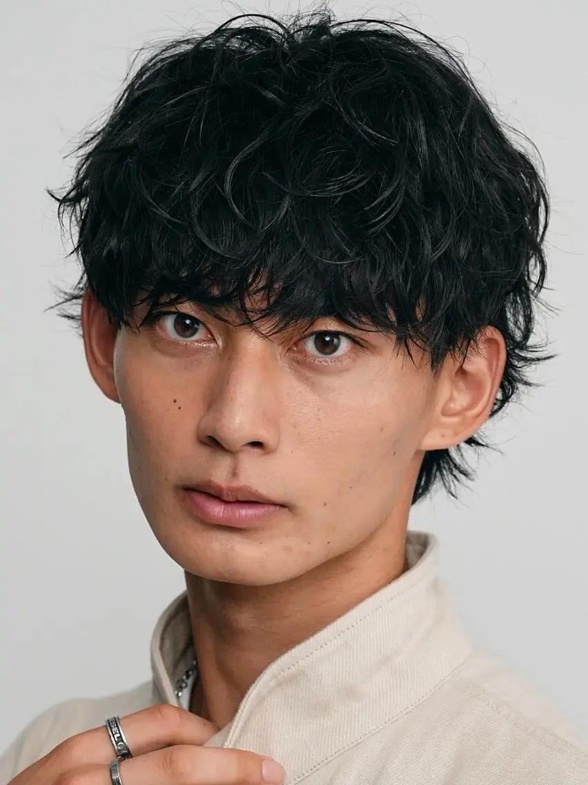 ショート パーマ カット パーマ fifth/メンズ/ シャドウパーマ/星七のヘアスタイル