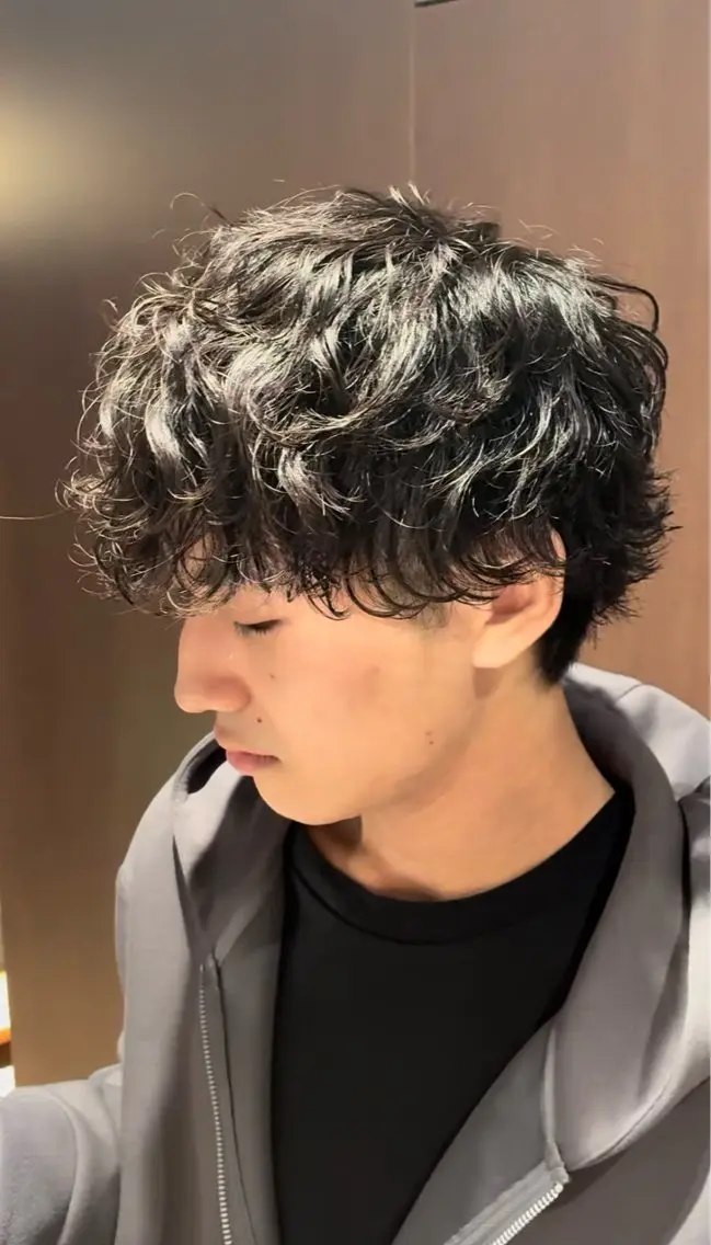 ショート パーマ 銀座/柔らかベージュ 似合せカット/ハルトのヘアスタイル