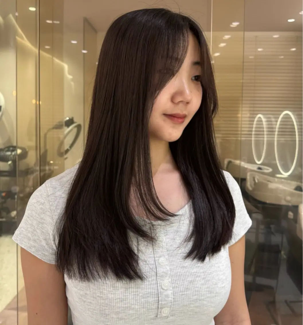 ロング 髪質改善 レイヤーカット 似合わせカット mei 🌔 似合わせヘルシーヘアのヘアスタイル