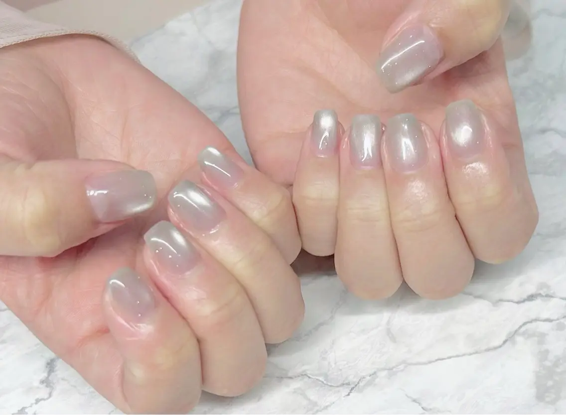 ネイル マグネットネイル ハンドネイル MYu Beauty Salon YURIのネイルデザイン