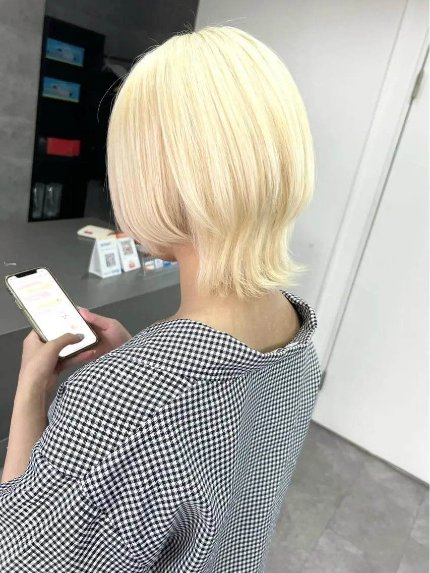 【ブリーチ有り無し選択可】似合わせカット+トリプルカラーの写真