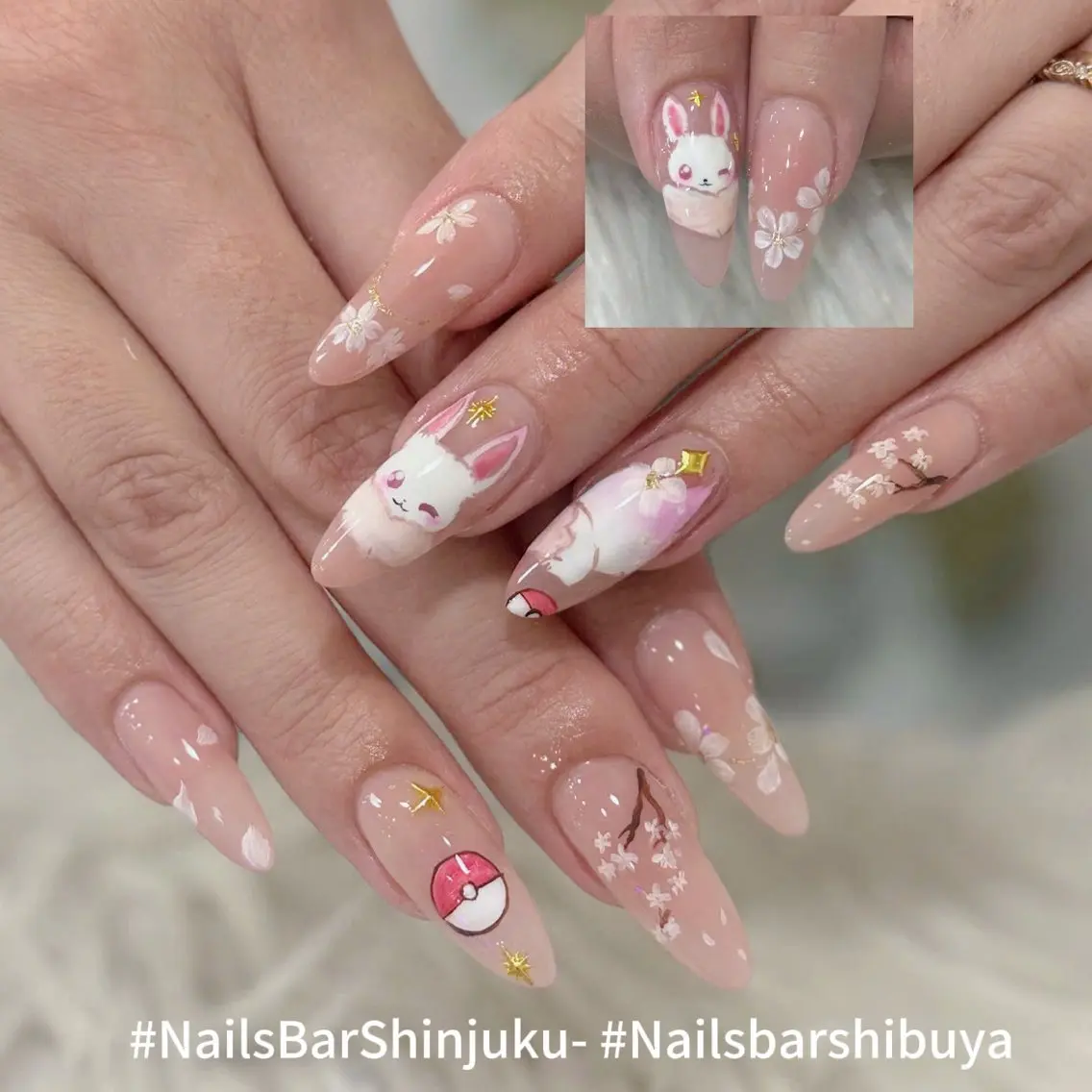 ネイル 長さ出し フレンチネイル ジェルネイル 韓国ネイル ロングネイル NAILS BAR SHINJUKUのネイルデザイン