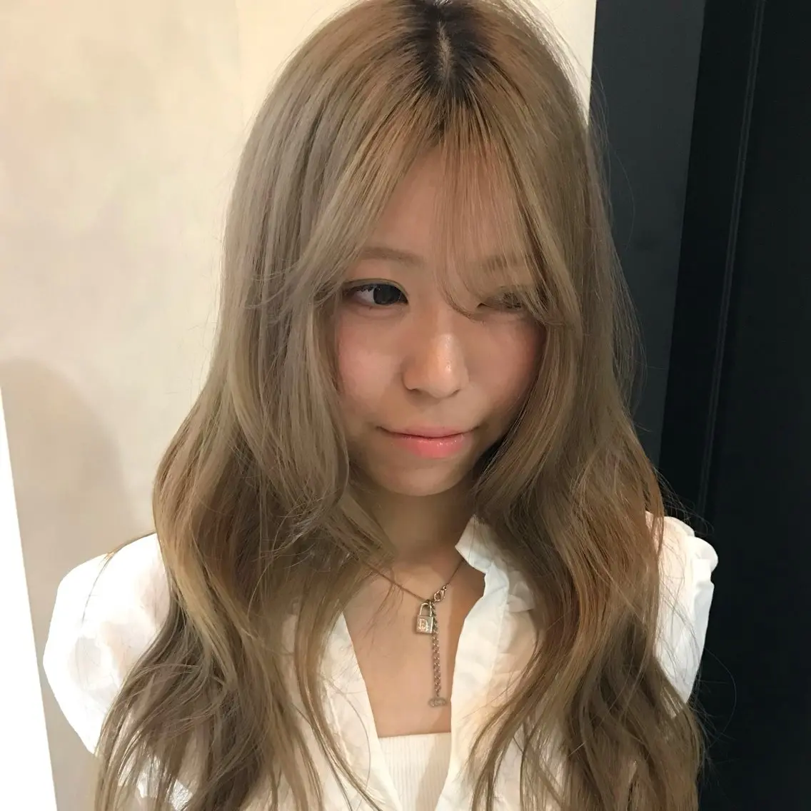 カラー Kaho 心斎橋カラーモデルのヘアスタイル