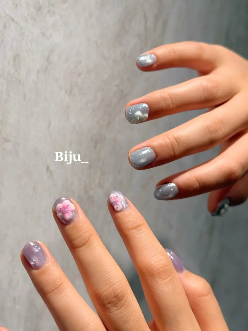 ネイル フラワーネイル ハンドネイル Biju_ NailStudioのネイルデザイン