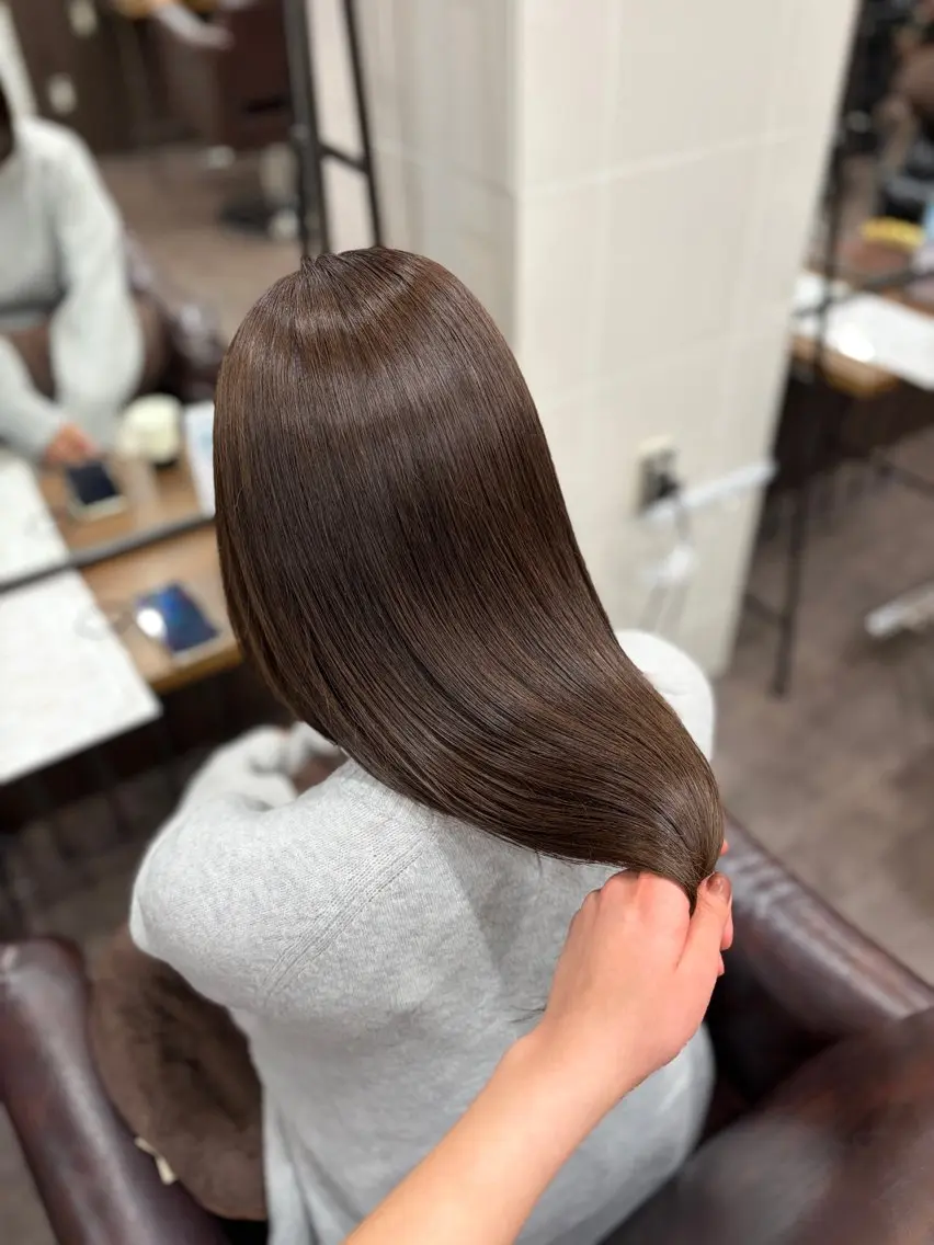 【初回】 ワンカラー+3STEPトリートメント🦋の写真