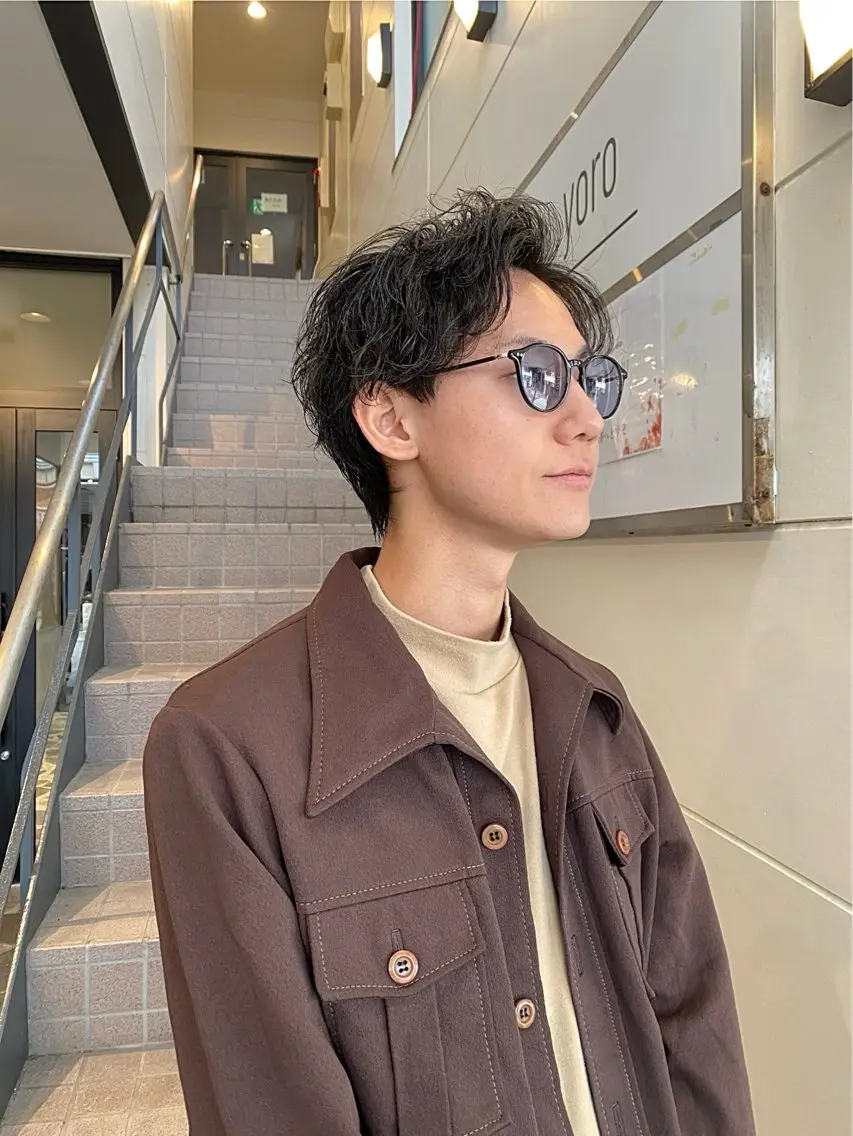 【メンズ限定】カット+生コラ入りパーマ¥11,000💫の写真