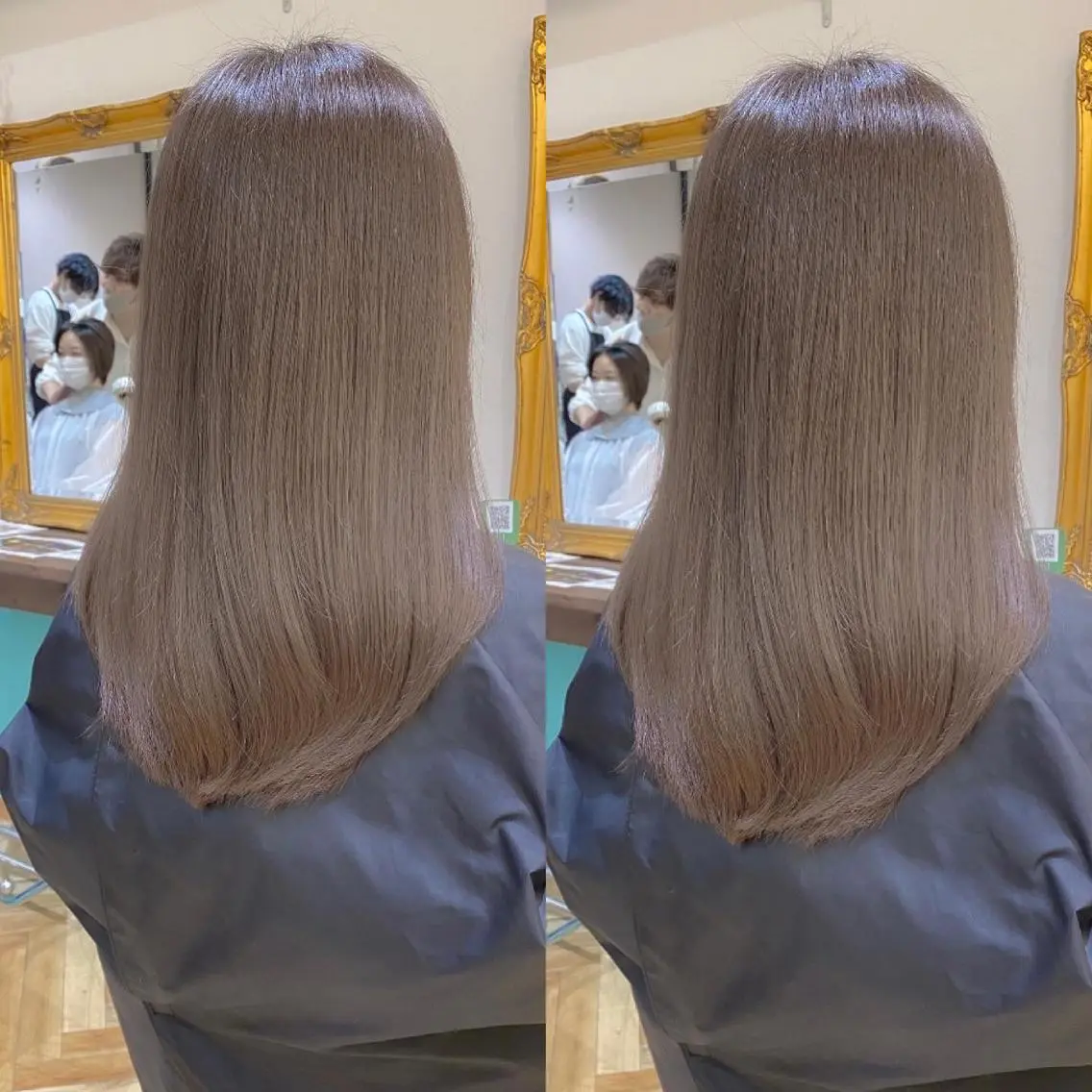セミロング カラー カット ヘアカラー トリートメント 🇰🇷韓国レイヤー 錦糸町【北山謙三】のヘアスタイル