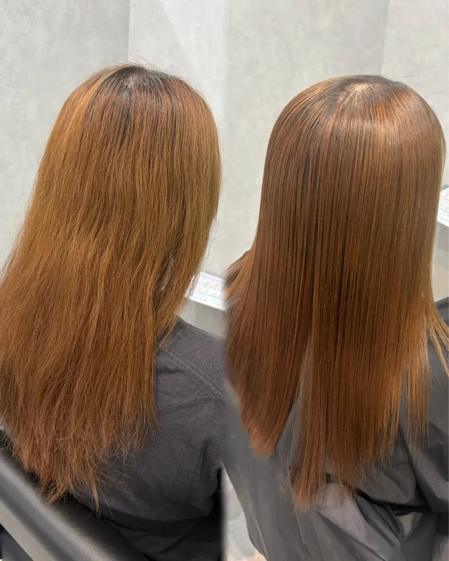 セミロング 縮毛矯正 艶髪矯正🫧Lir ゆいのヘアスタイル