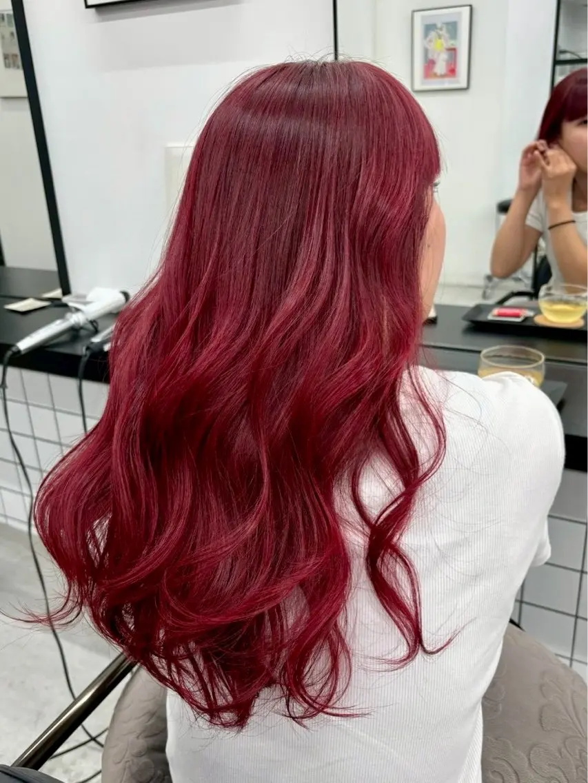 カラー ヘアカラー 野内 柚那のヘアスタイル