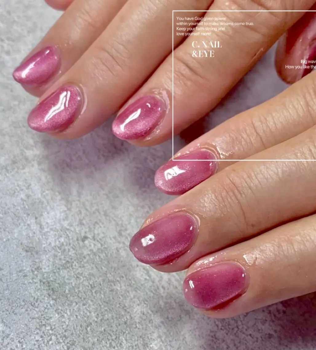 ネイル 入学式 フラッシュネイル フットネイル 卒業式 氷ネイル・うるうるネイル フットネイル C.Nail &Eyeのネイルデザイン