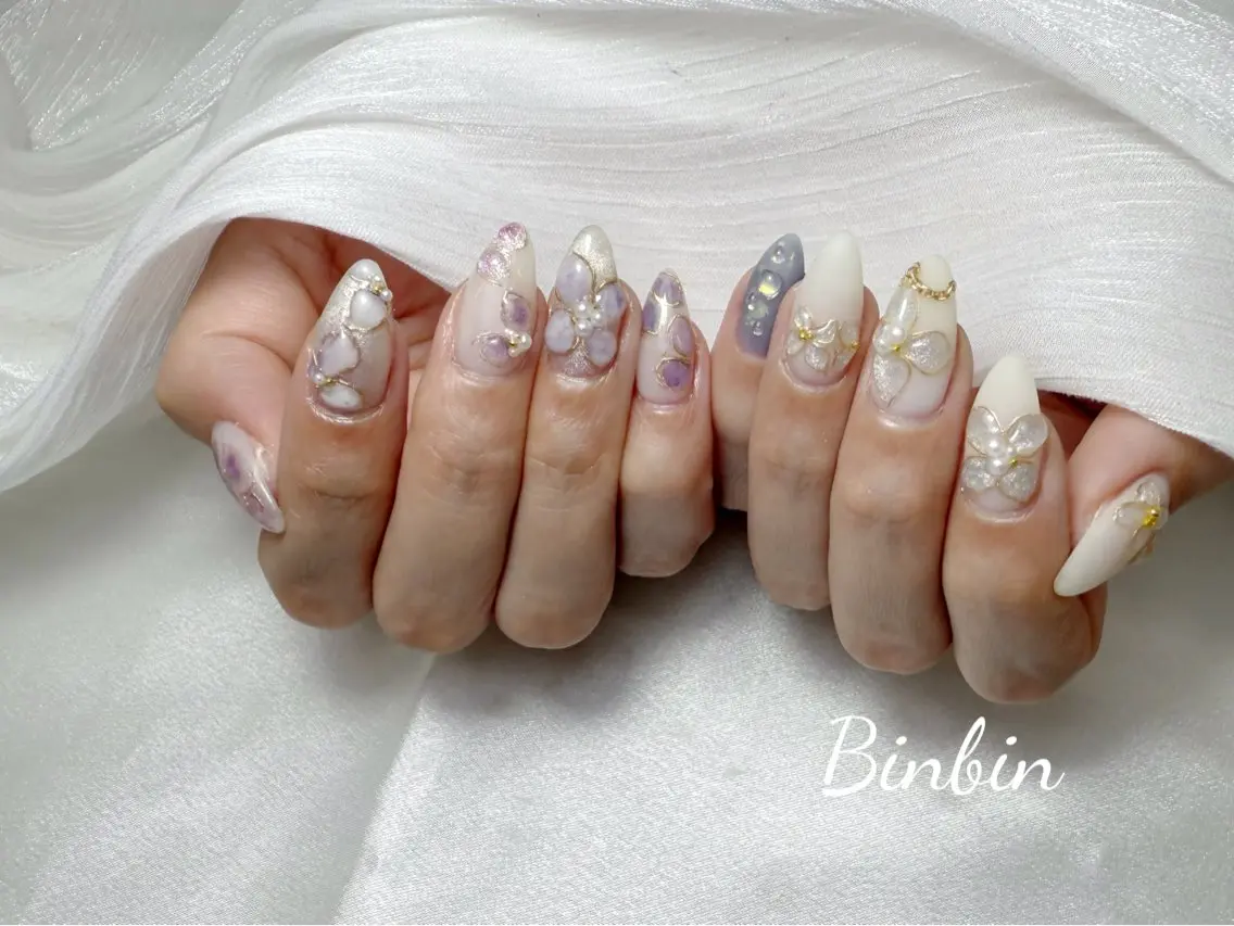 ネイル 閨匠ビューティサロン 新橋店♡BinBinのネイルデザイン