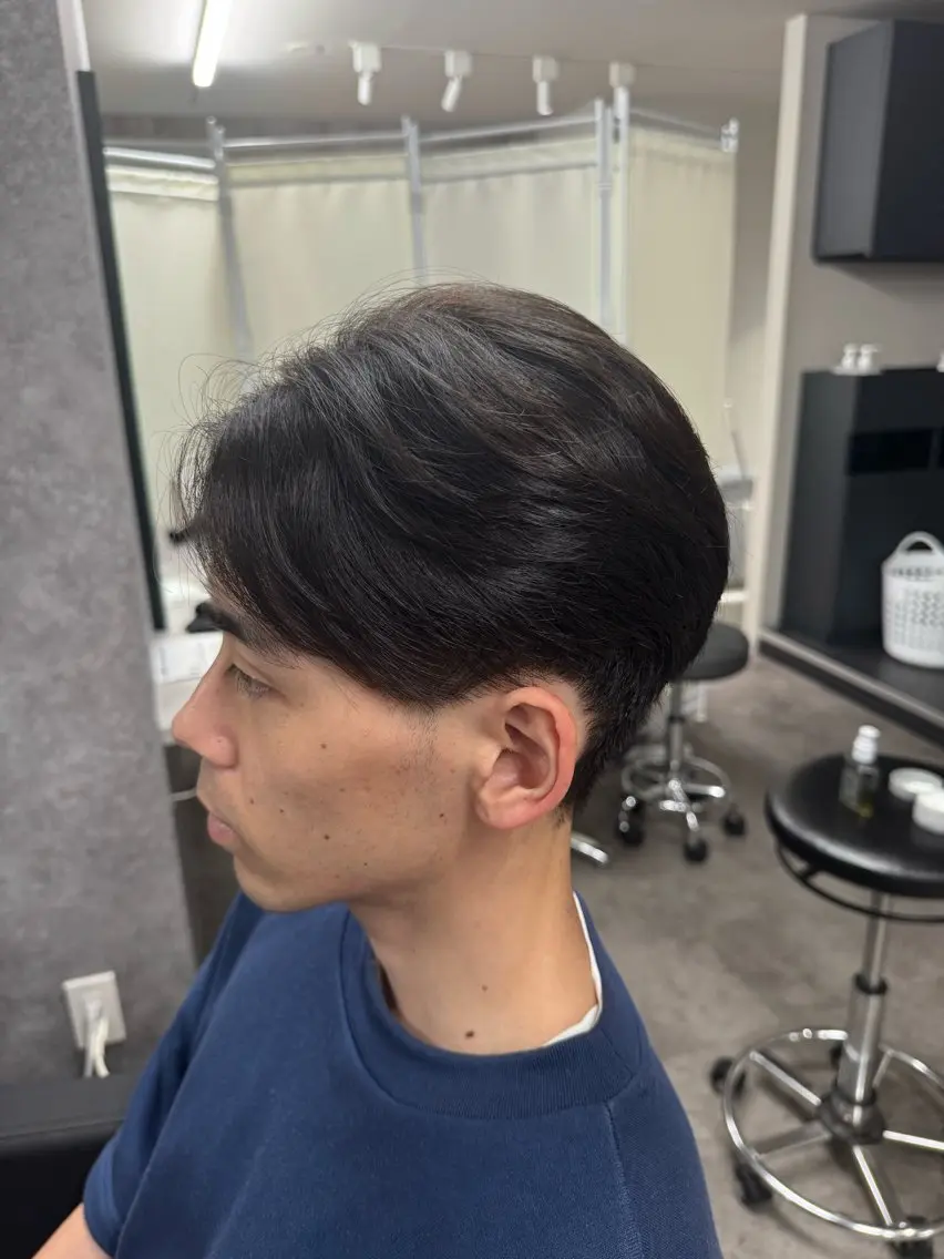 【就活応援】メンズカット+パーマ落としの写真