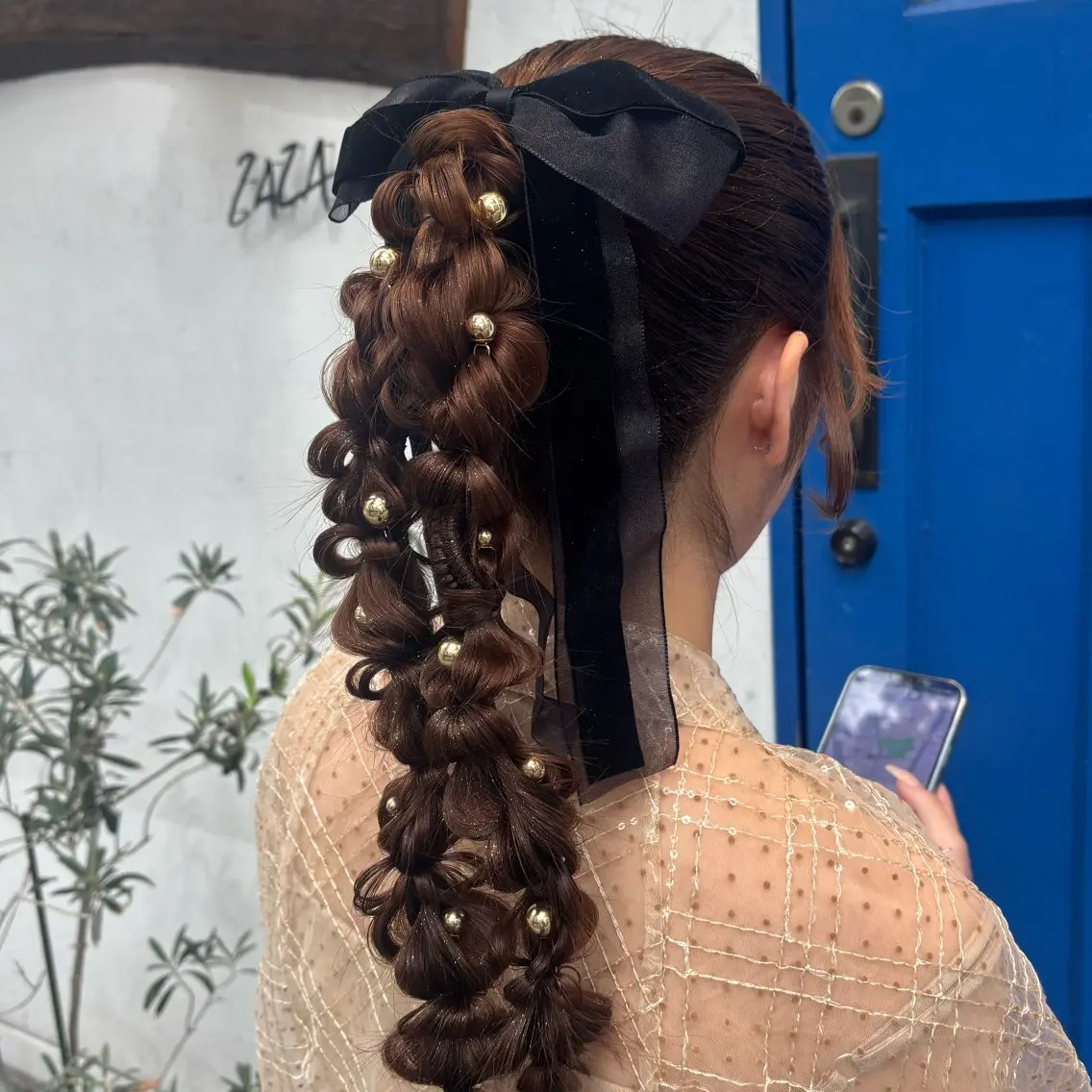 ロング ヘアアレンジ ロング ヘアセット ZAZA KANNA🌺のヘアスタイル