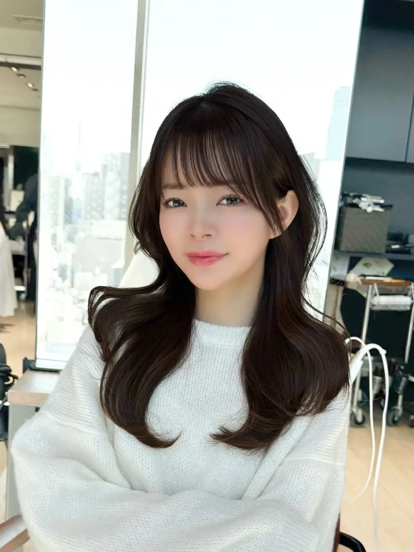 ミディアム カラー ヘアアレンジ 顔周り&ミディアム 特化/池袋/kokiのヘアスタイル