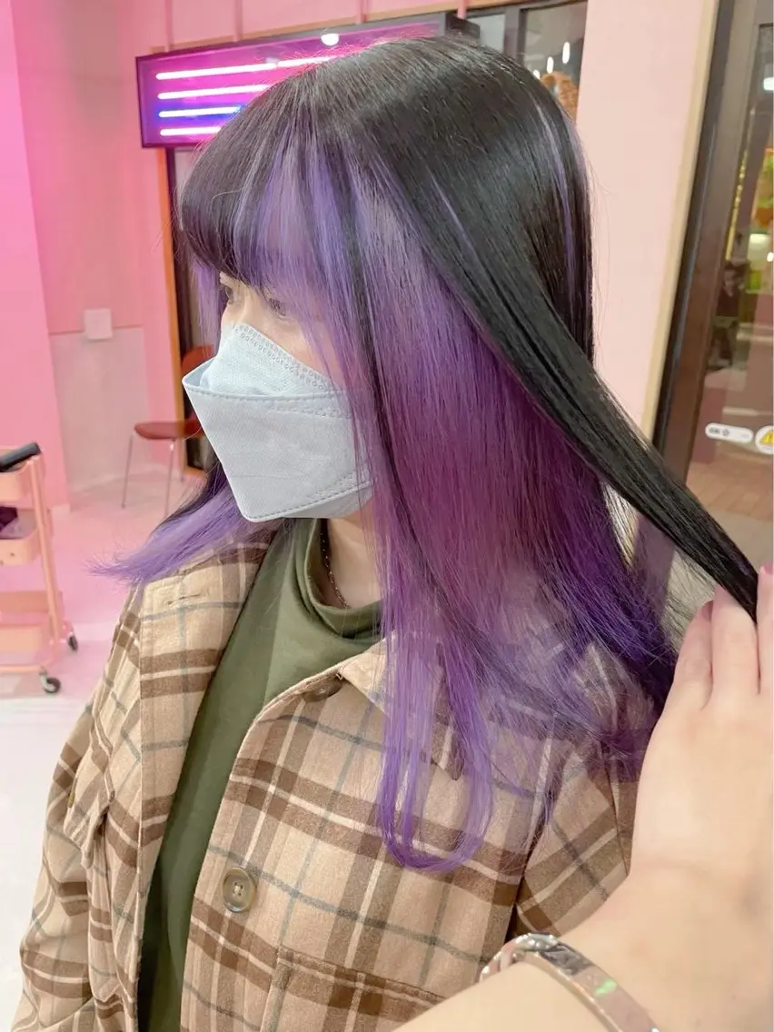 セミロング カラー インナーカラー 🎨モテ艶カラー🎨 /RYUSEIのヘアスタイル