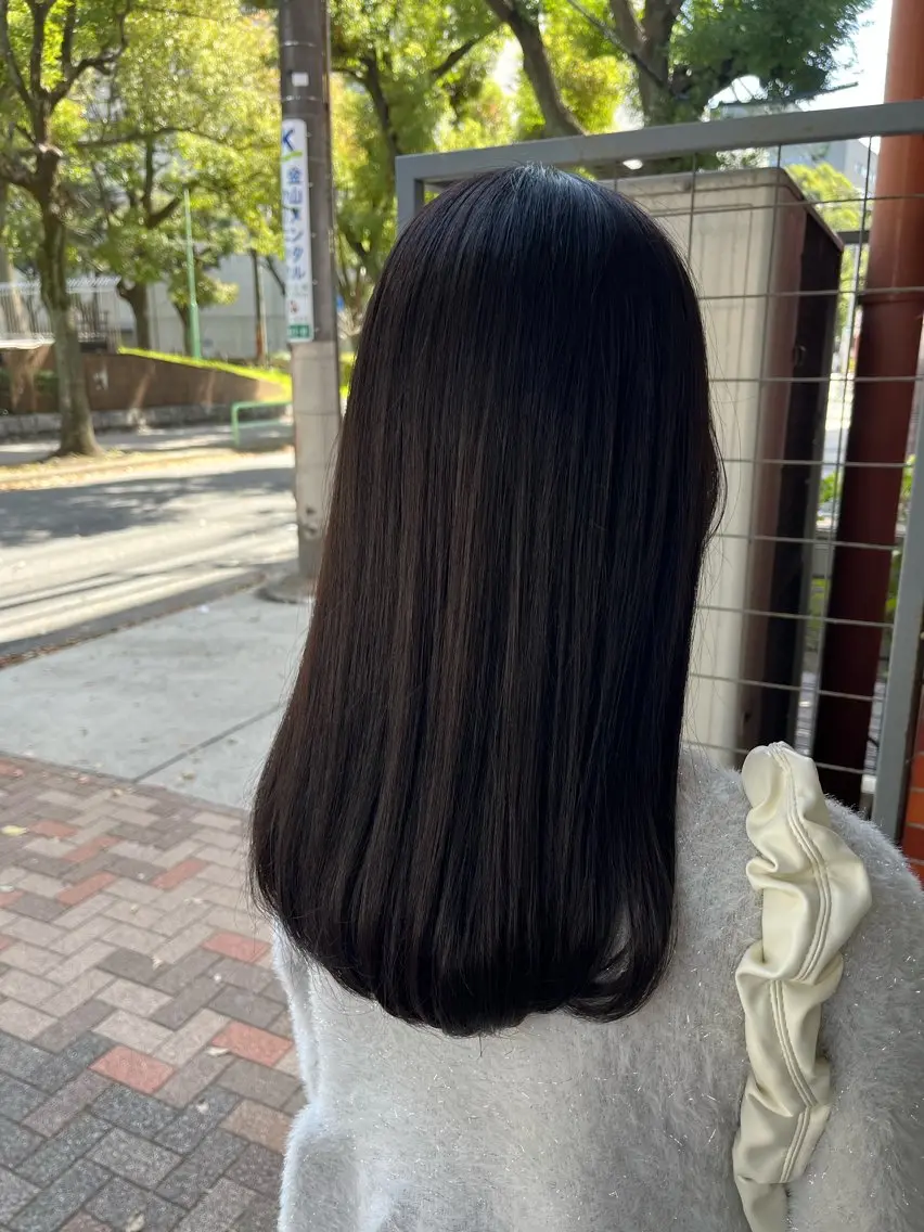 ロング 顔周りレイヤー 髪質改善 / AYUのヘアスタイル