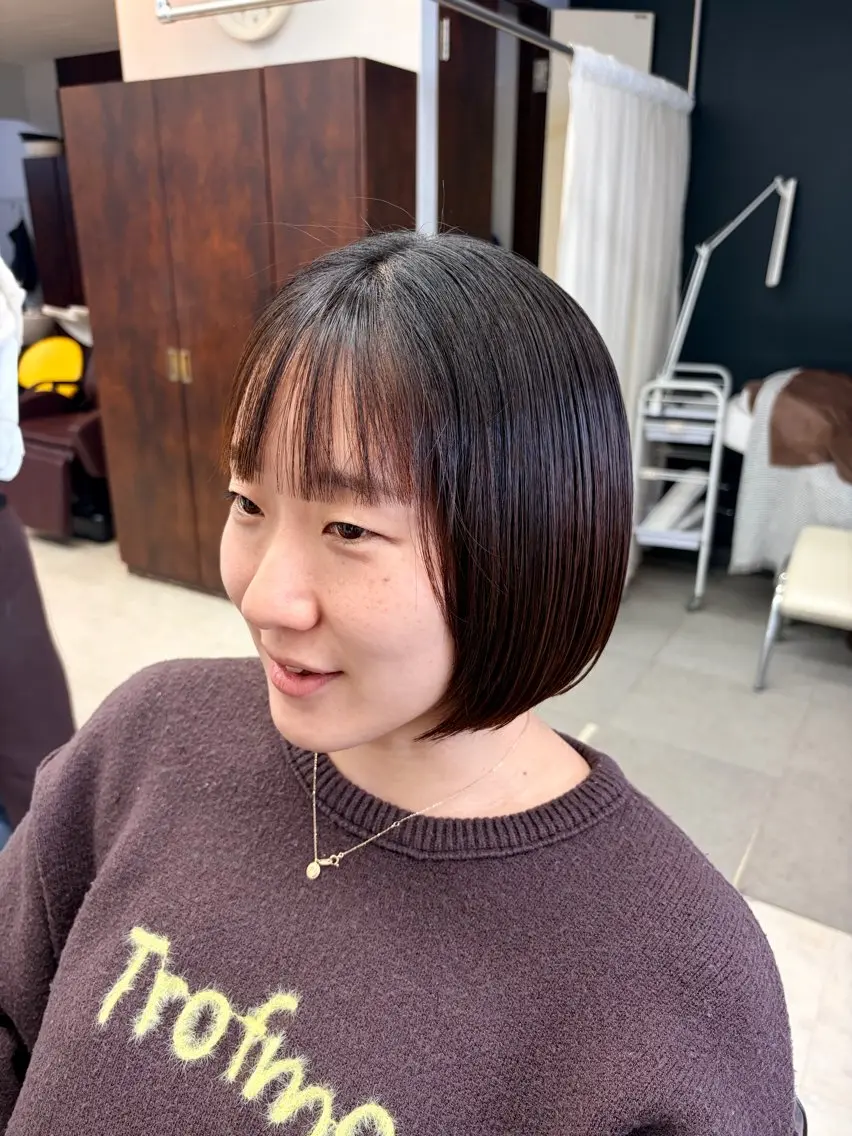 ショート カラー パーマ ヘアアレンジ 産休の為お休みです! 小島凜のヘアスタイル