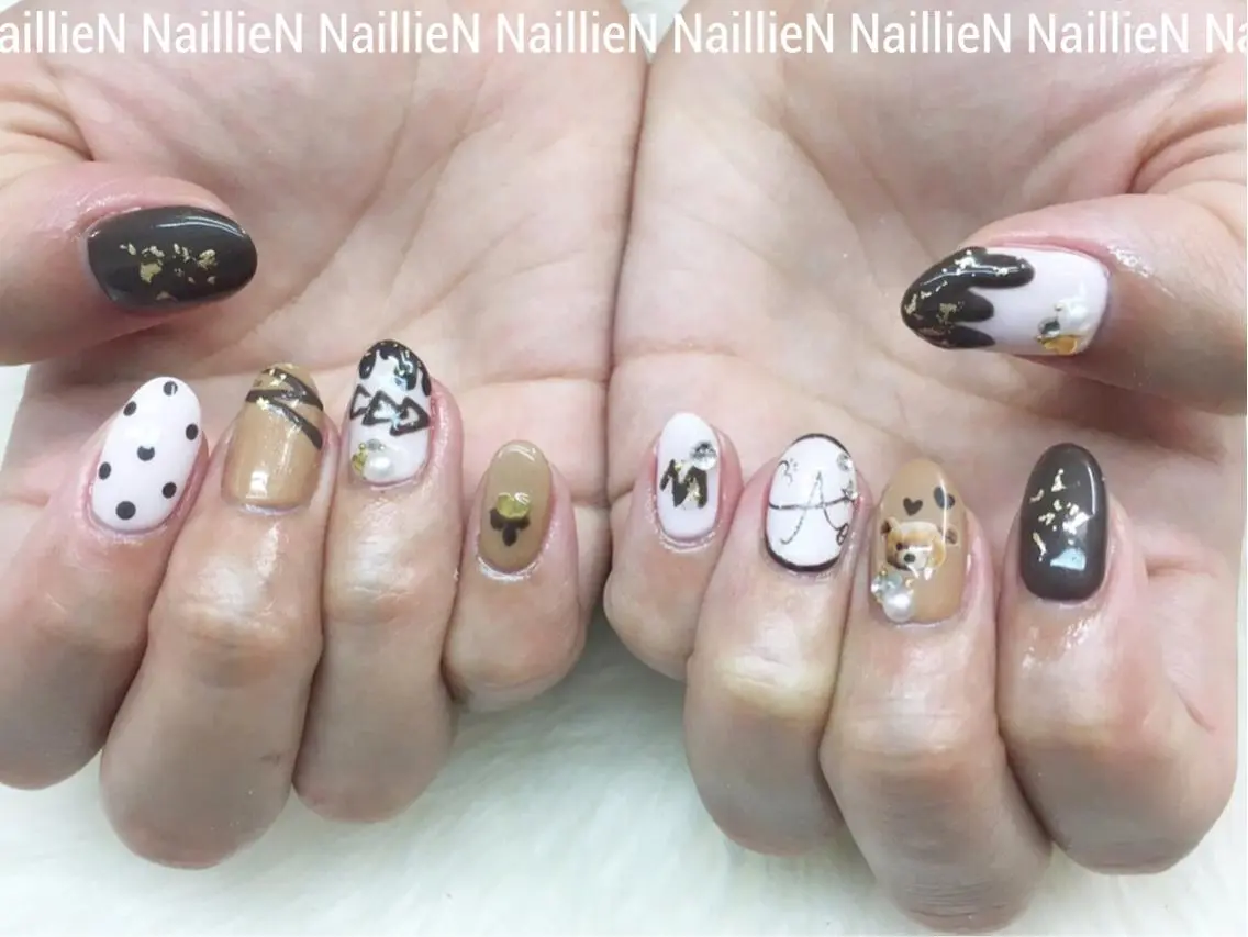 ネイル バレンタイン Nail lieNのネイルデザイン