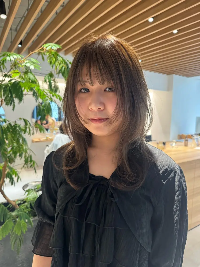 ロング カット ヘアカラー kage Nanamiのヘアスタイル