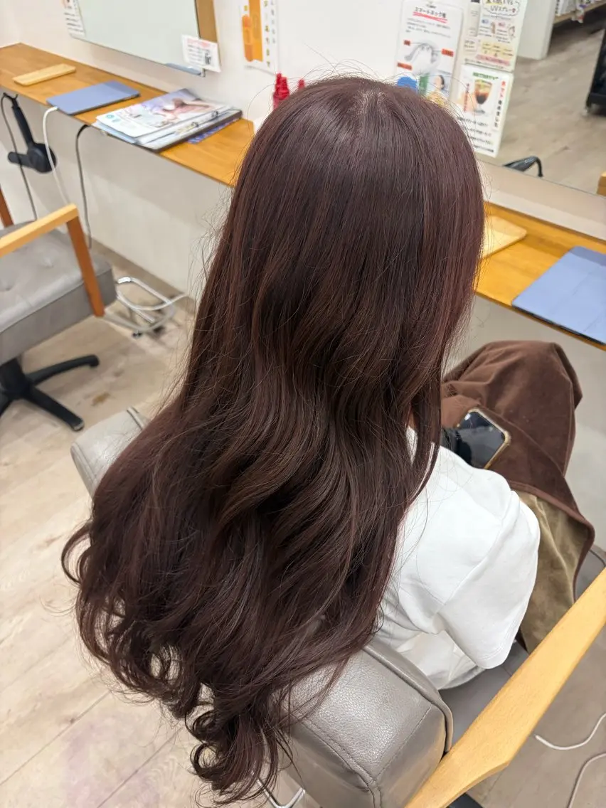 ロング ヘアカラー 村松 音歩のヘアスタイル