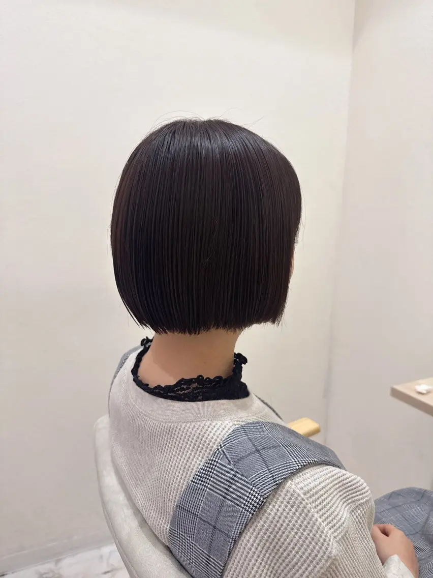 ショート カラー 切りっぱなしボブ ショートボブ ボブ 韓国風ヘア ショートヘア カット ヘアカラー トリートメント 🫧ショート・ボブ・ 似合わせ🫧井上歩のヘアスタイル