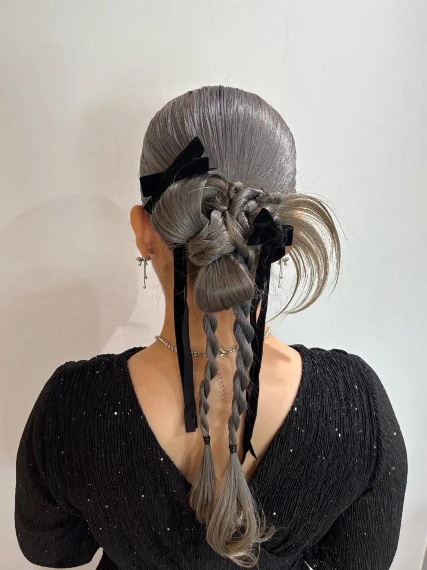 ロング ヘアアレンジ 森元 りこのヘアスタイル