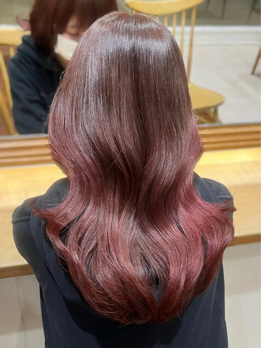 カラー グラデーションカラー ヘアカラー 🎀仙台/レイヤー /暖色/ありさ🎀のヘアスタイル