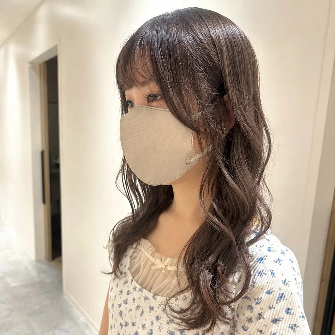 セミロング ヘアカラー 髪質改善 /矢澤涼夏のヘアスタイル