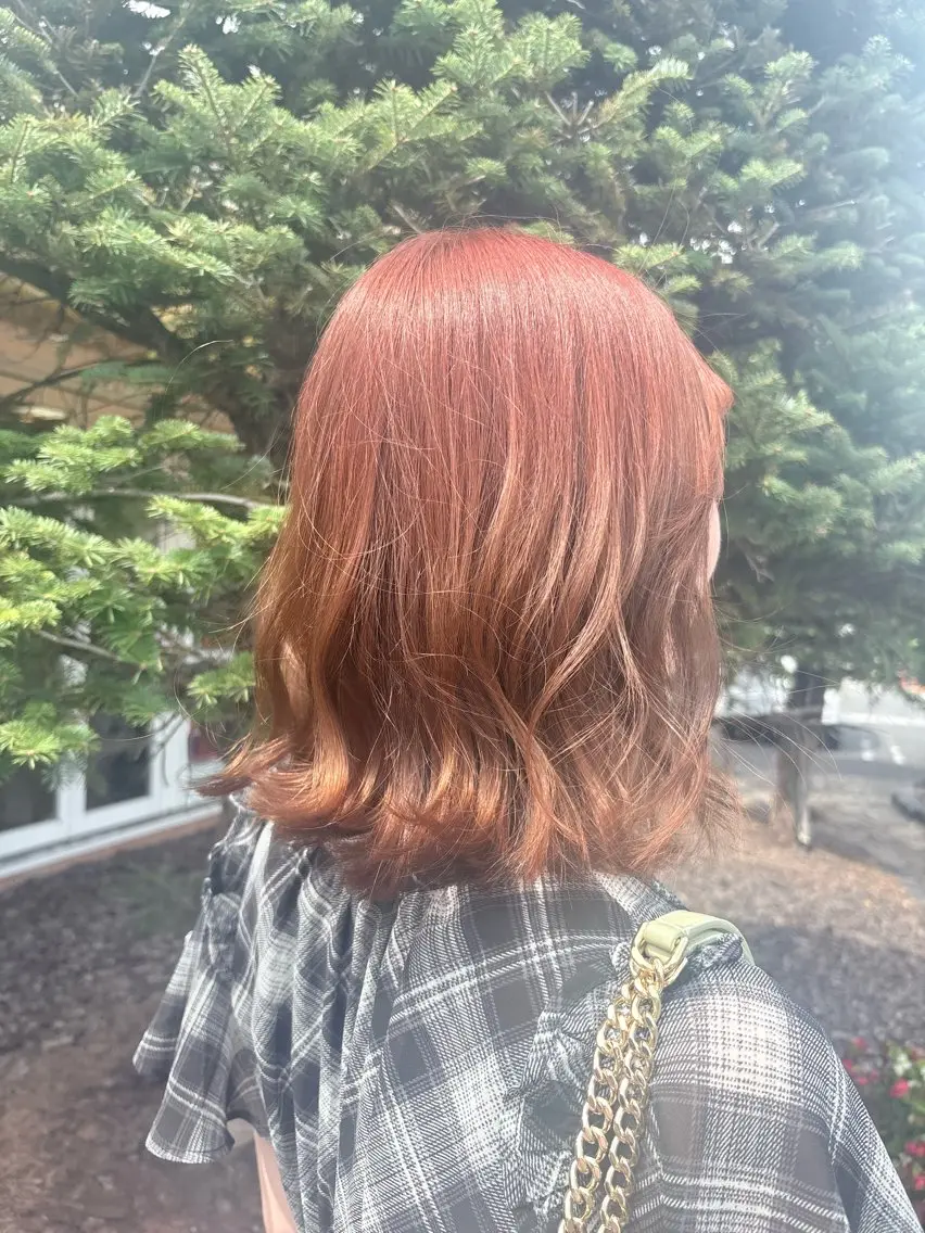 ミディアム カラー ヘアカラー flat /Rina🧸のヘアスタイル