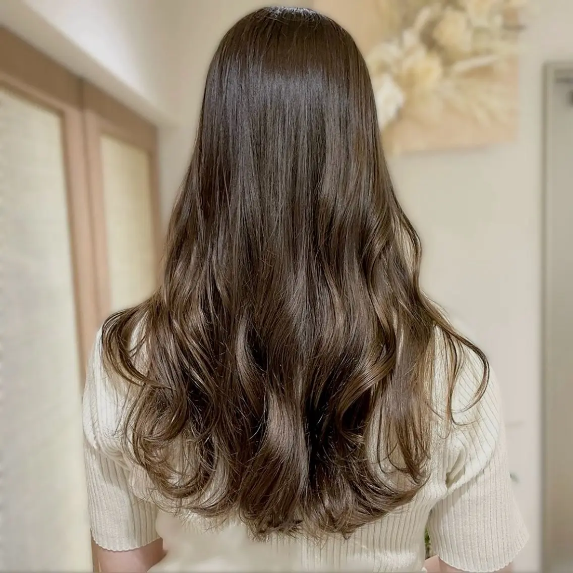 【🥣透明感たっぷり🥣】ブリーチなしダブルカラー➕3step treatment🫒の写真