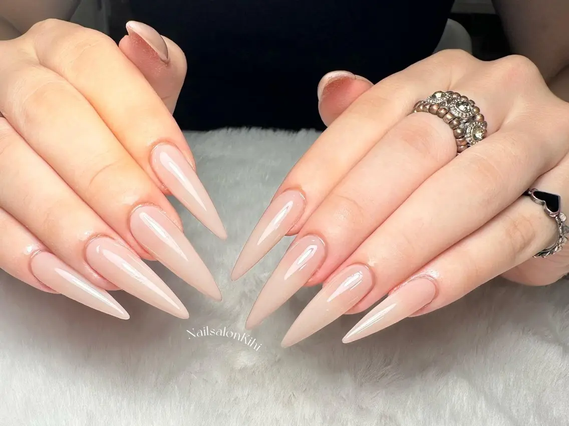 ネイル ハンドネイル ユリ🎀長さだし/ パラジェル/持ち込みのネイルデザイン