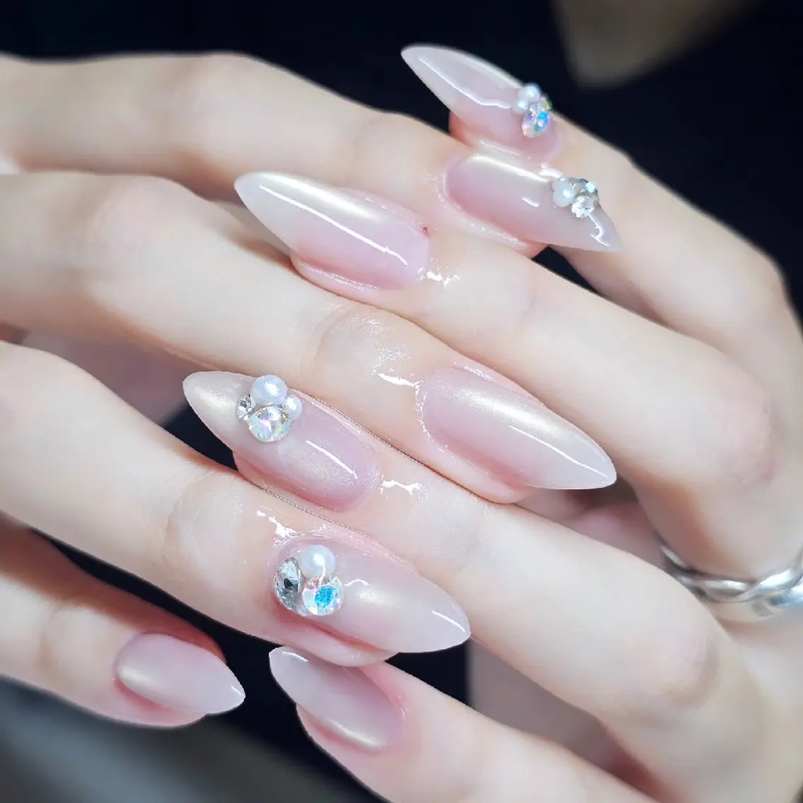 ネイル マグネットネイル ★Blanche ☆neige★のネイルデザイン
