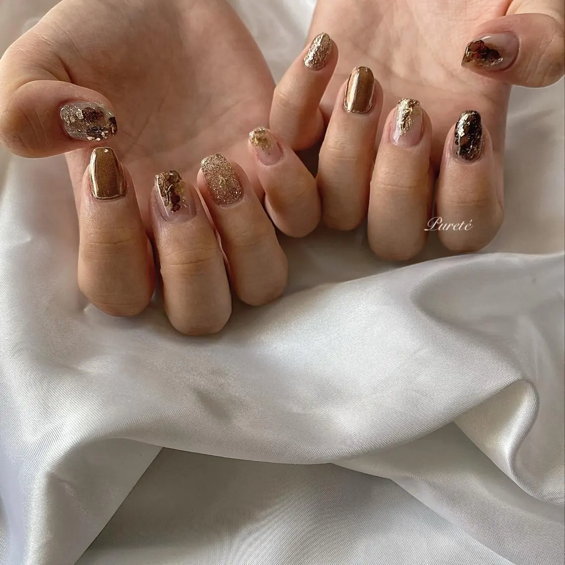 ネイル ハンドネイル nailsalon Puretéのネイルデザイン